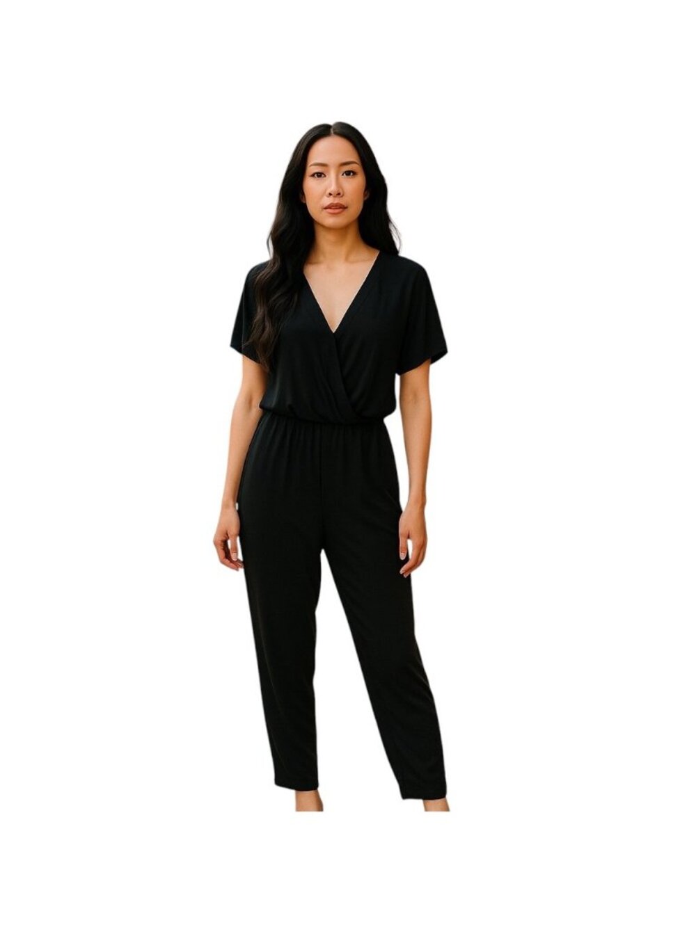 Young Fabulous & Broke Jumpsuit Black Size M Minimalist Spring Vacation Casual